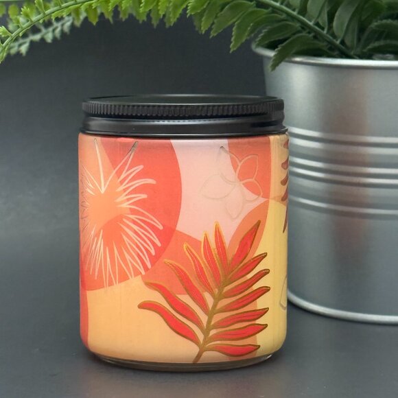 BBW Mango Mai Tai Bath & Body Works Mason Jar Single Wick Candle - Picture 2 of 10